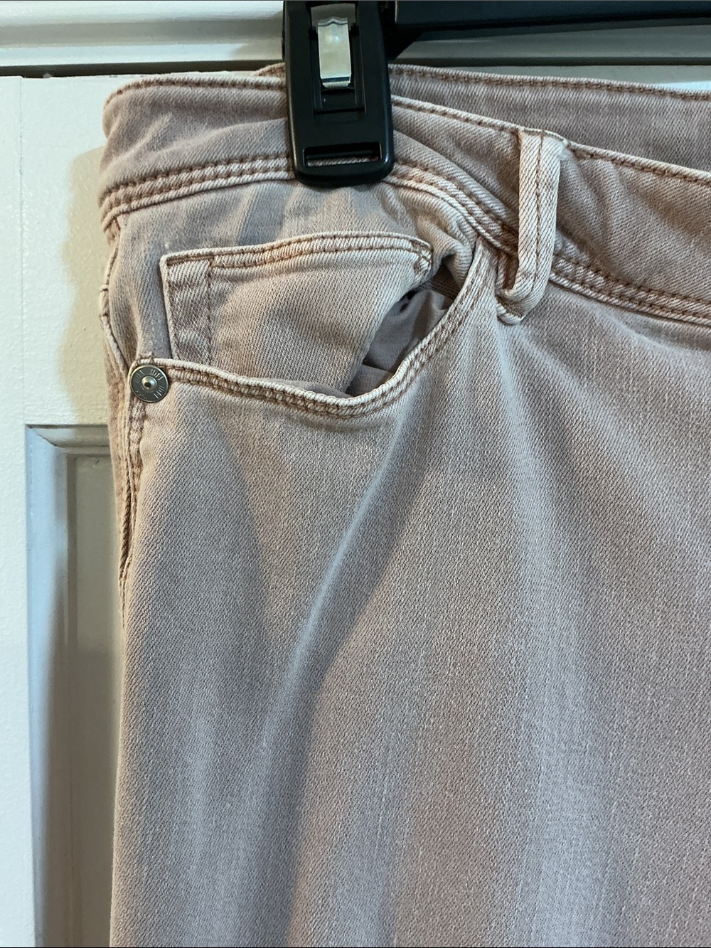 JJill Denim Authentic Fit Slim Ankle Dusty Pink Jeans - Picture 4 of 8